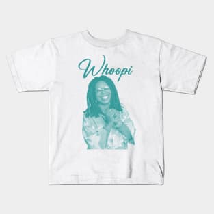 Whoopi Goldberg 90s Aesthetic Design Kids T-Shirt